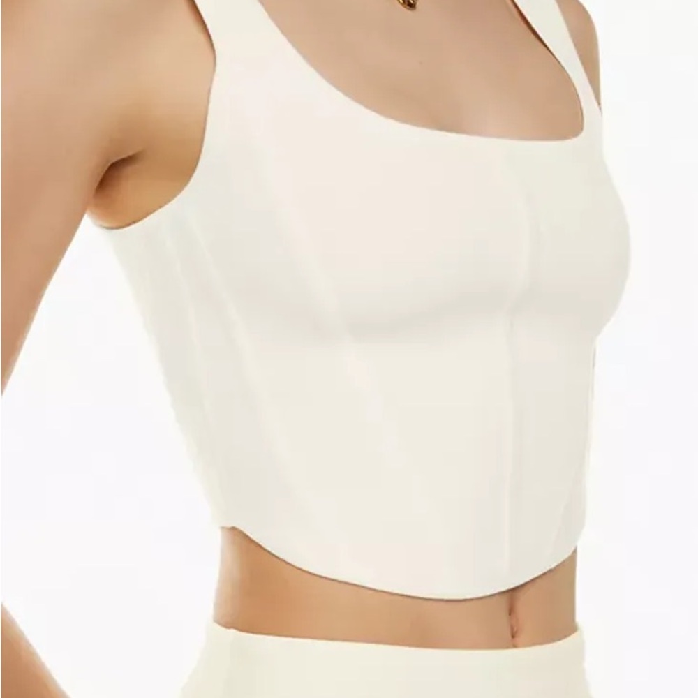 Aritzia Natalie sweater bustier top